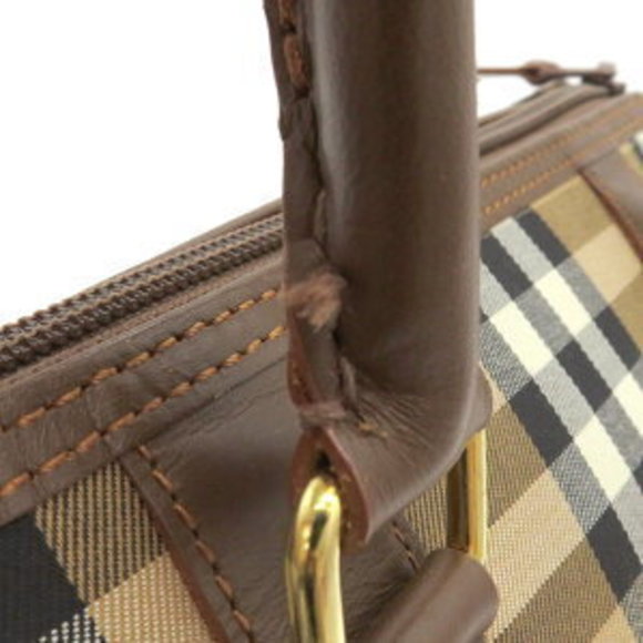 BURBERRY Bag Check Shoulder Beige Nova Mini - Picture 7 of 10